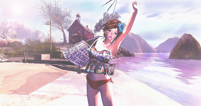 {amiable}Tropical Flower summer Bikini@the Chapter Four(50%OFF SALE).