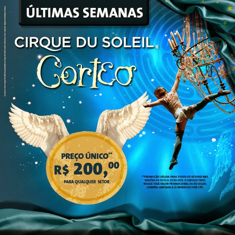 Ãºltima chance de comprar ingressos para o maior espetÃ¡culo do Cirque ...