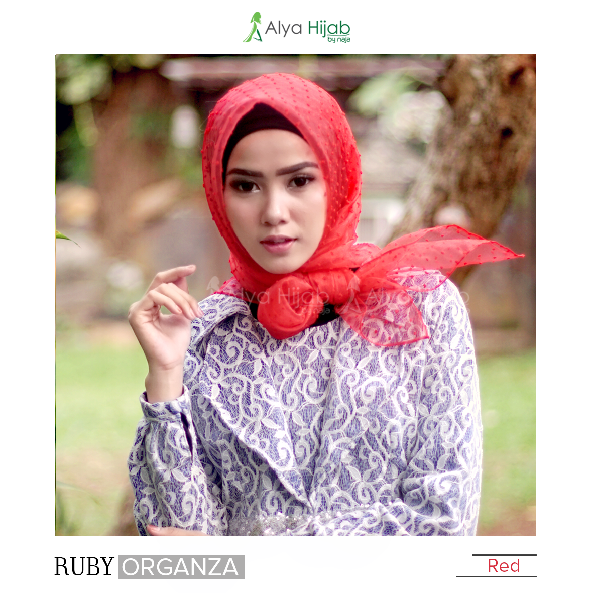 Cara Memakai Hijab Segi Empat Ruby Fasahijab