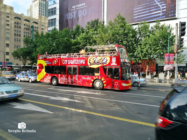 City Sightseeing Bus in Shanghai