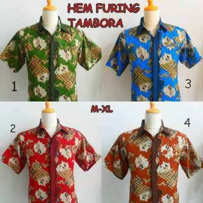  Model  Kemeja  Batik Pria  Lengan Pendek Baju Batik Modern 