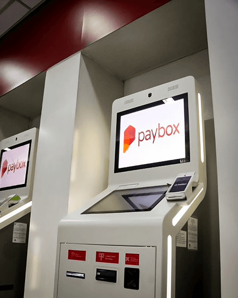 There are over 200 Paybox kiosks as of June