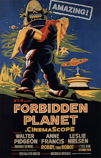Planète interdite Fred Wilcox Affiche Poster