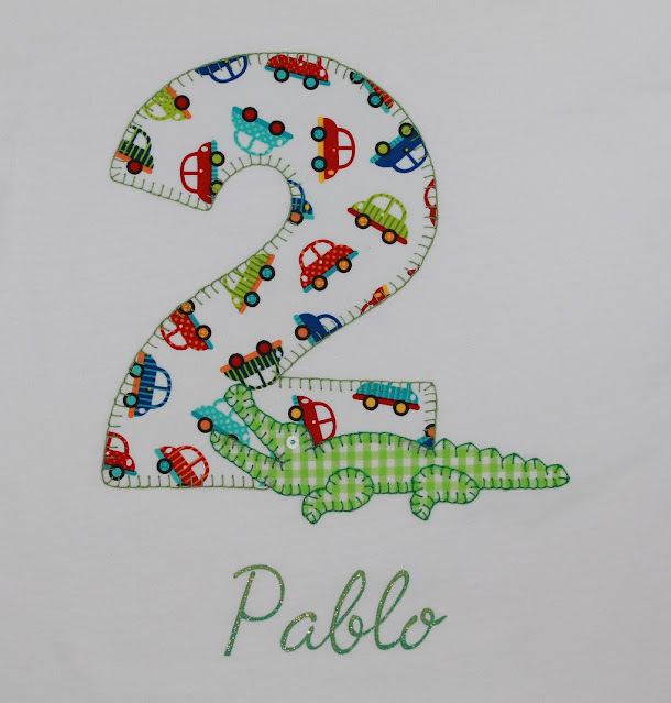 camiseta de cumpleaños 2 años cocodrilo