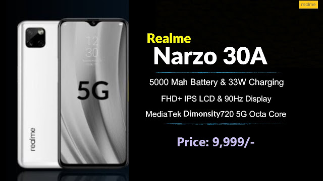 HP Realme Narzo 30A