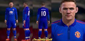 PES 2013 Manchester United Third Kit 2014/15 by incrediblehulk