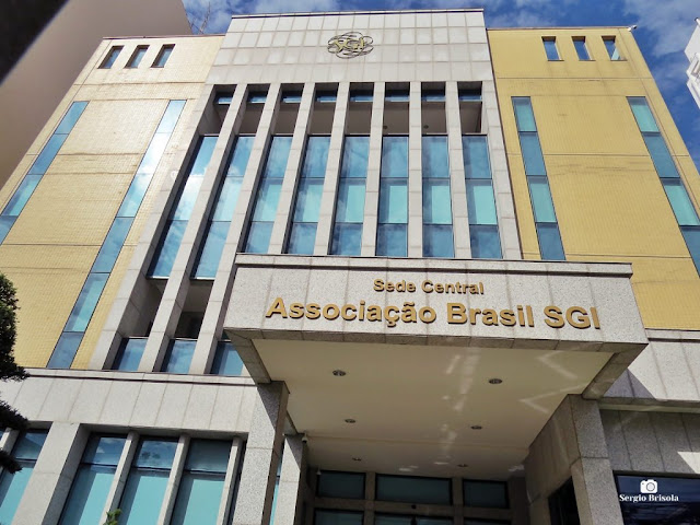 Vista da fachada da Associação Brasil SGI - Liberdade - São Paulo