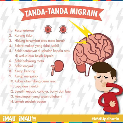 tanda-tanda migrain