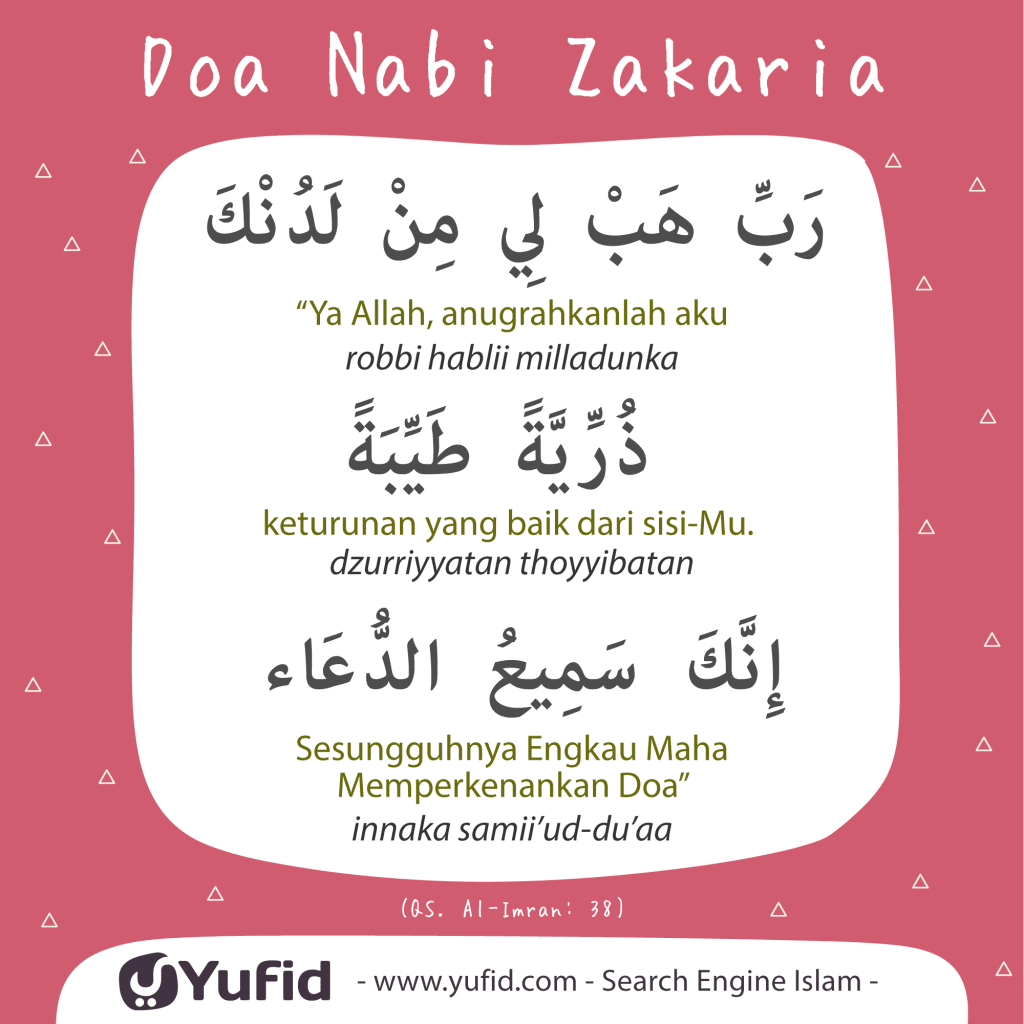 Doa Nabi Zakaria agar Mendapat Anak