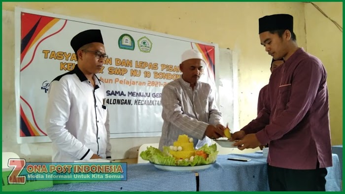 Pengumuman Kelulusan, SMP NU 10 Bondowoso adakan Tasyakkuran dan Lepas Pisah