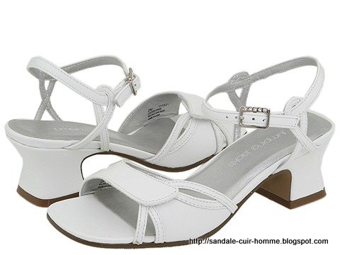Sandale cuir homme:homme-676734