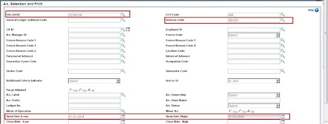 Procedure to Know Number of Live Accounts in BO