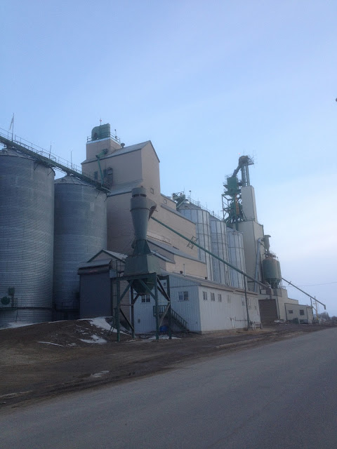 The other side of the Westlock Grain Elevator