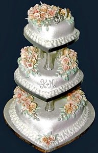 6Kg 3Tier Stand Wedding Cake