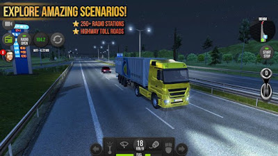 Truck Simulator 2018 Europe MOD APK v1.0.8 for Android Terbaru 2018 Gratis