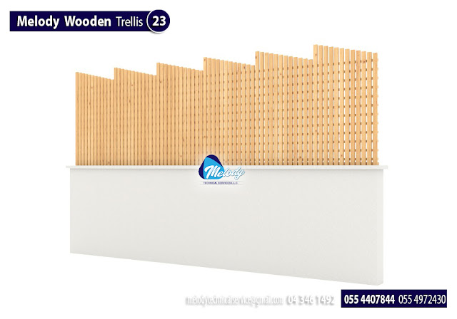 Wooden Trellis Design UAE | Wooden Trellis Fence Dubai Abu Dhabi Sharjah