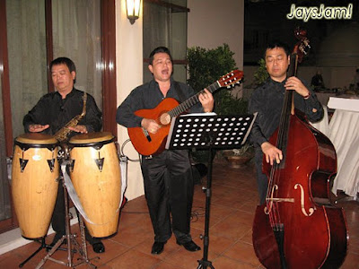 Malaysian singers and musicians performing