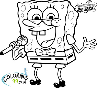 free spongebob coloring pages