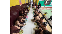  Tanamkan Nilai Kebersamaan, SD Negeri 4 Kalenrunge Gelar Acara Makan Bersama