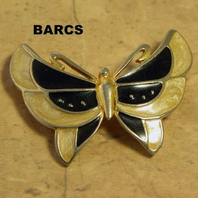 Barcs butterfly brooch