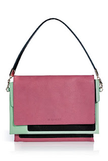 Jill Sander Candy Mint Clutch