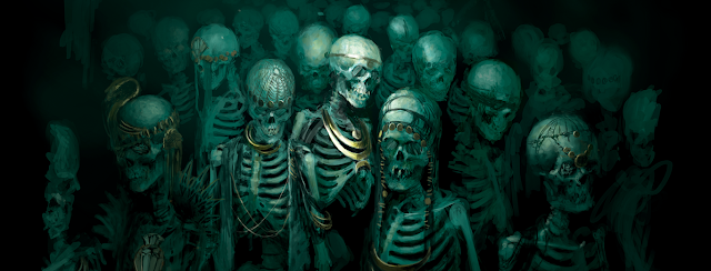 warhammer underworlds shadespire skeletons artwork