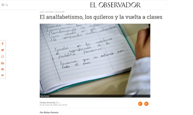 Publicación EL OBSERVADOR