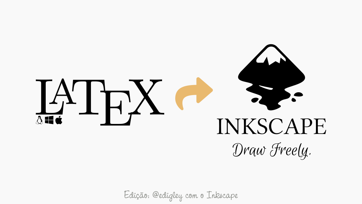 Como inserir equações em Latex no Inkscape para Linux, Mac e Windows?