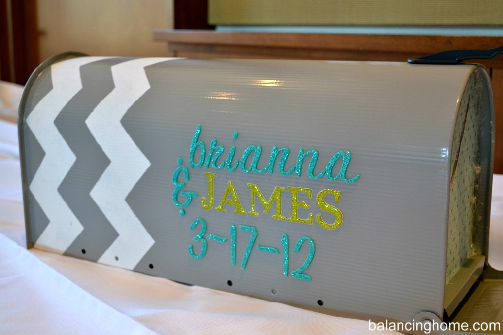 Balancing Home Wedding Card Box DIYing several elements for my wedding is 