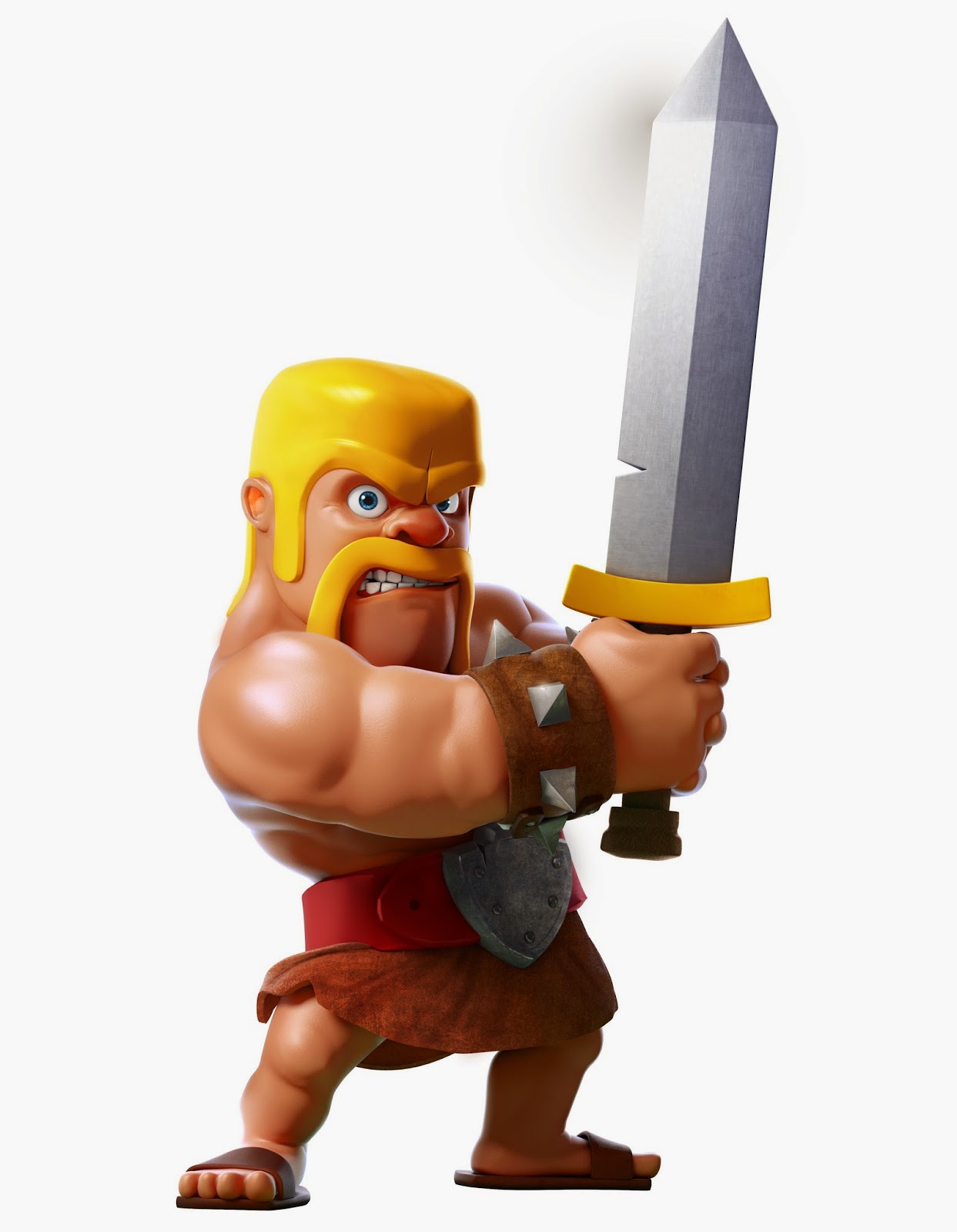 Clash of Clans Barbarian Level 1-2 Action