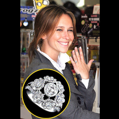 Celebrity Jennifer Love Hewitt engagement ring