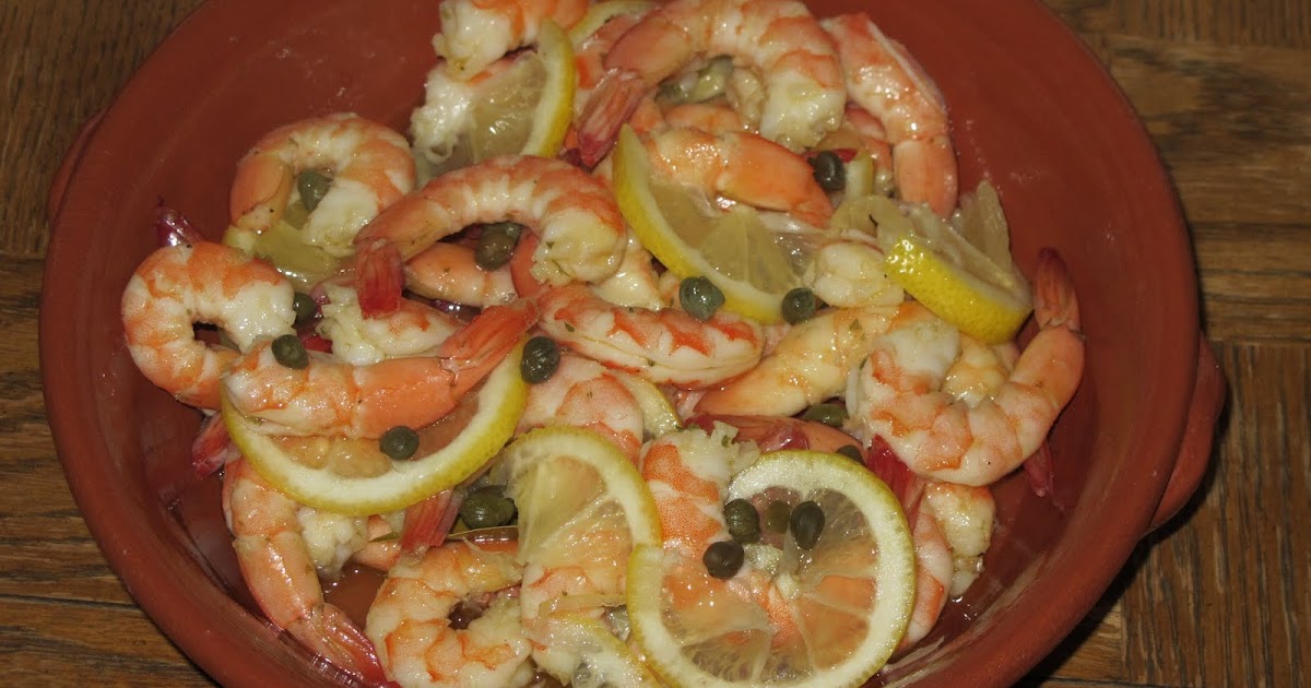 Mia Cucina: Jumbo Shrimp Marinated with Capers