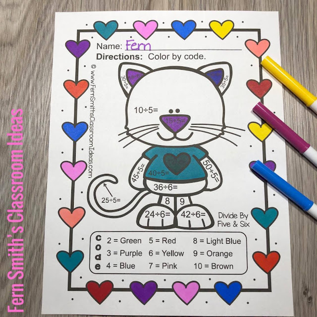 You will love the no prep, print and go ease of these St. Valentine's Day Color By Number Addition, Subtraction, Multiplication, and Division FUNKY Valentines Themed Printables. This FUNKY St. Valentine's Day Color By Number Addition, Subtraction, Multiplication, and Division Printables include 20 pages for introducing or reviewing addition, subtraction, multiplication, and division. This bundle is perfect for differentiation in ESOL, ESL, Home Schooling and Special Education Classes.