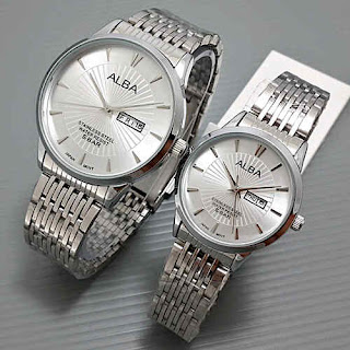 Jam tangan replika grade Alba Couple SL29