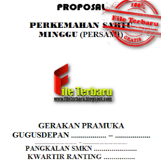  Contoh Proposal Kegiatan Pramuka Persami File Terbaru