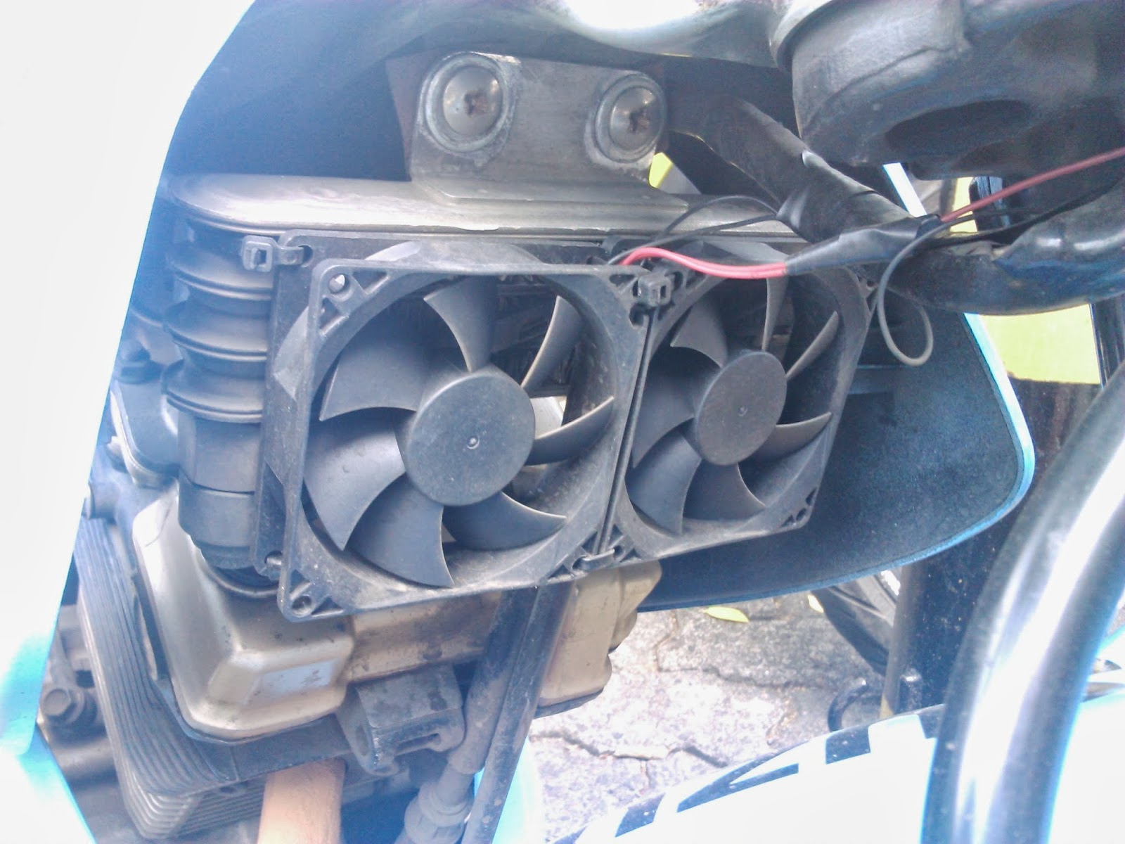 Share The Story Mesin Satria FU Panas Pasang Fan Radiator