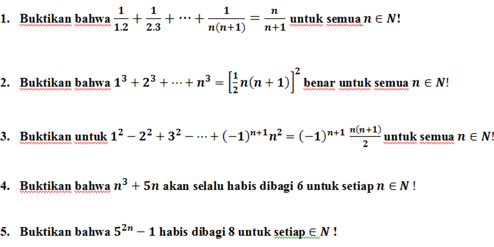 Induksi Matematika