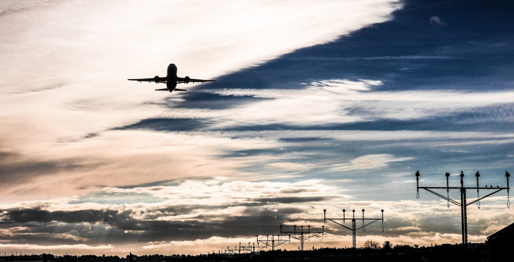 airplane Malaga airport