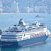 Arriba crucero Vasco Da Gama al puerto de Acapulco