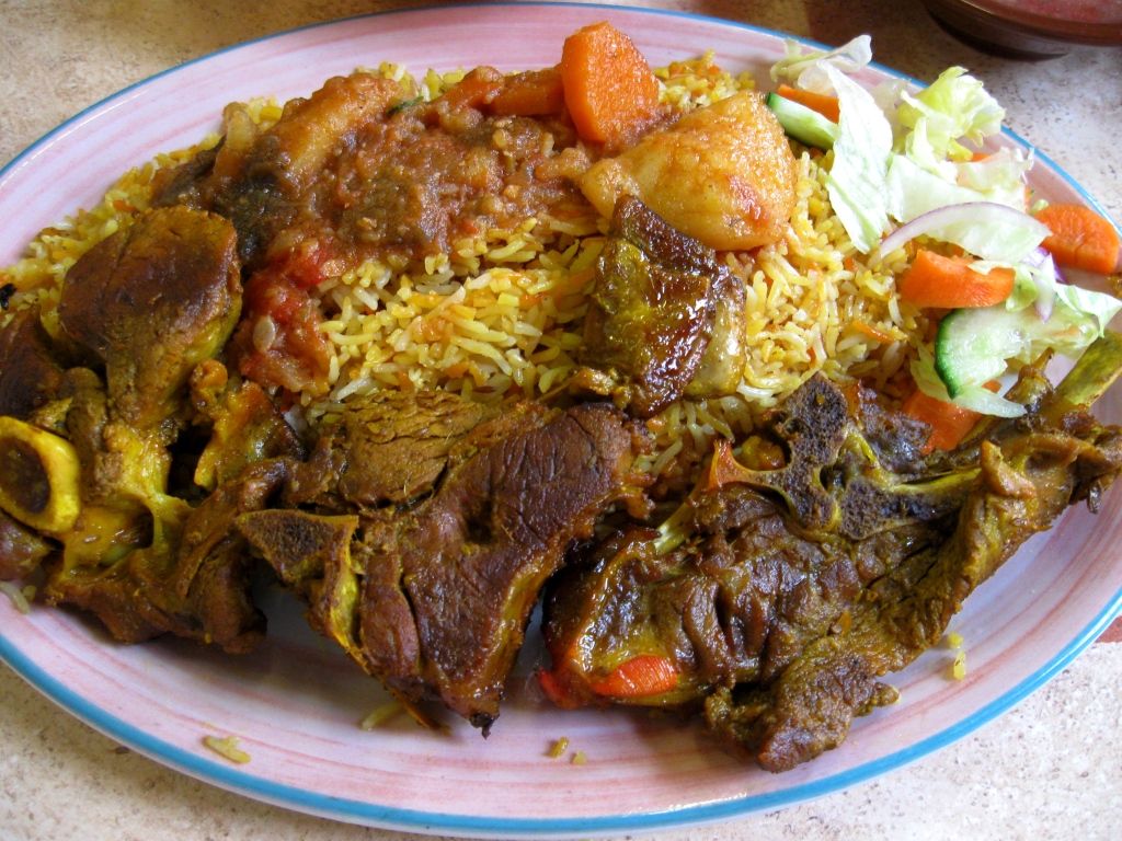 Nasi Daging Kambing Panggang Simple  Koleksi Resepi Emak