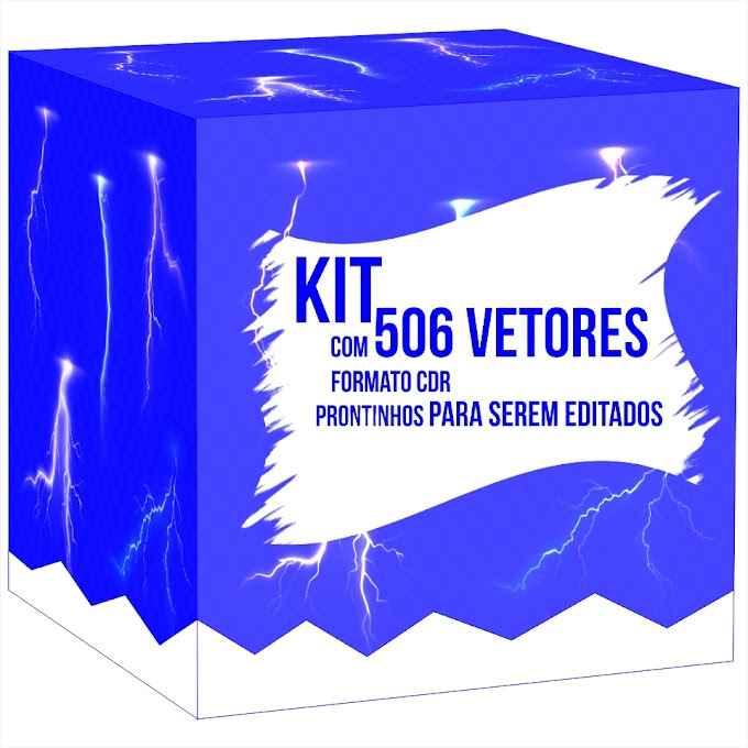 Kit 506 vetores no formato CDR, prontinhos para serem editados