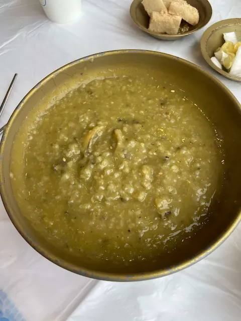 청초수물회-전복죽-사진