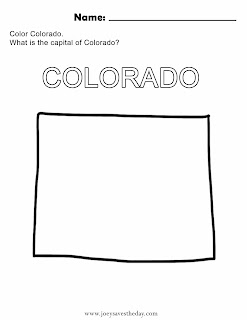 Colorado worksheet 1