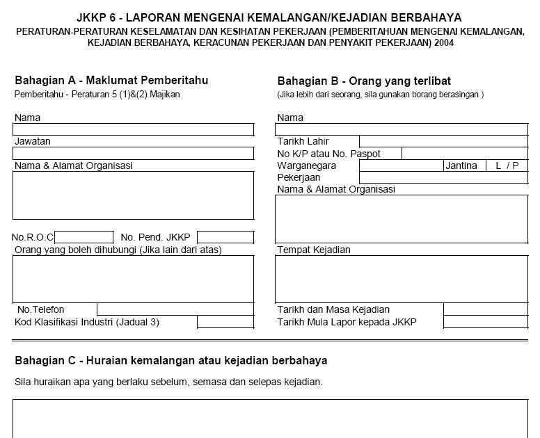 Contoh Surat Daftar Kilang Jkkp