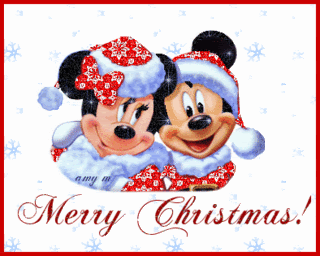Merry Christmas Mickey Minnie Mouse