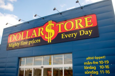 Exteriörbild på DollarStore-varuhus