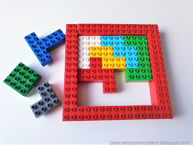 creative play with lego bricks