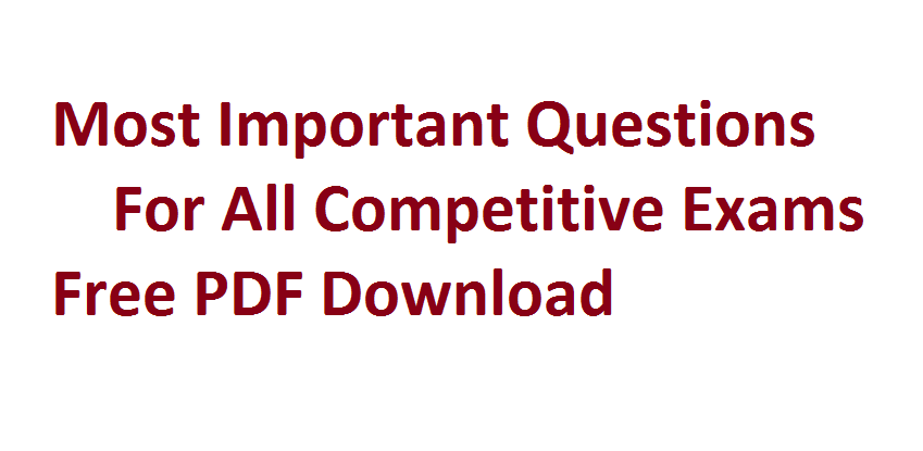 Algebra For Competitive Exams PDF