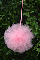 Pom Pom Princess, Pink, Tulle, Pom Pom, 30cm