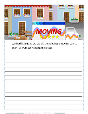 Moving Houses Free Writing Prompts for Writing Groups and Teachers